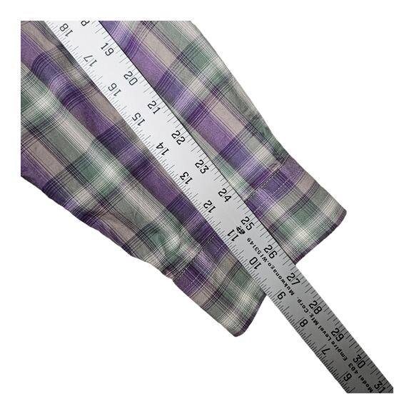 Cinch Shirt Mens Size XL Multicolor Plaid Western Cowboy Long Sleeve Button Down - Picture 6 of 8